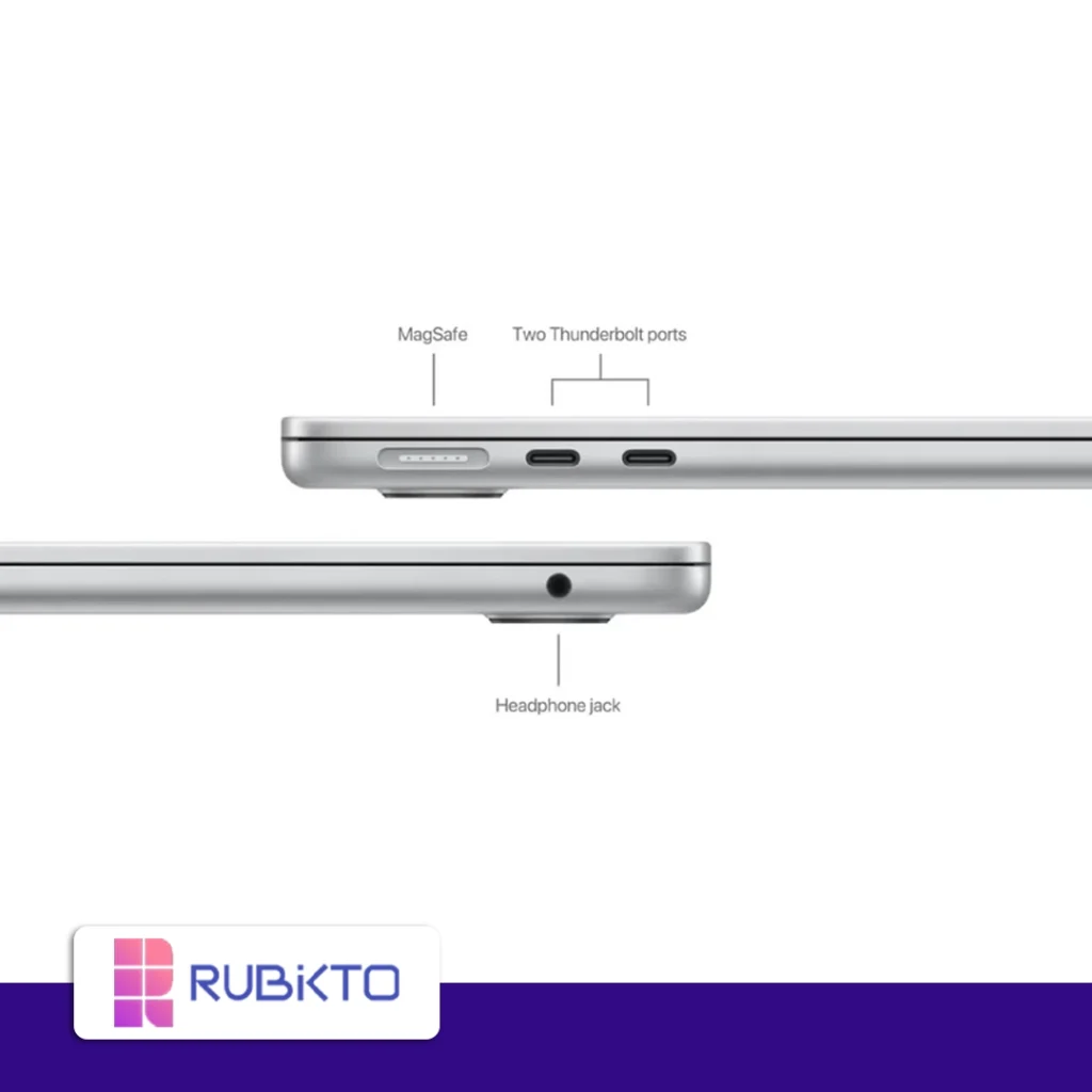 لپ تاپ 13.6 اینچی اپل مدل MacBook Air MW123 2025 LLA