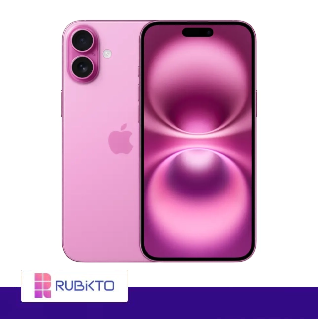 گوشی موبایل آیفون ۱۶ صورتی – ۱۲۸ گیگ